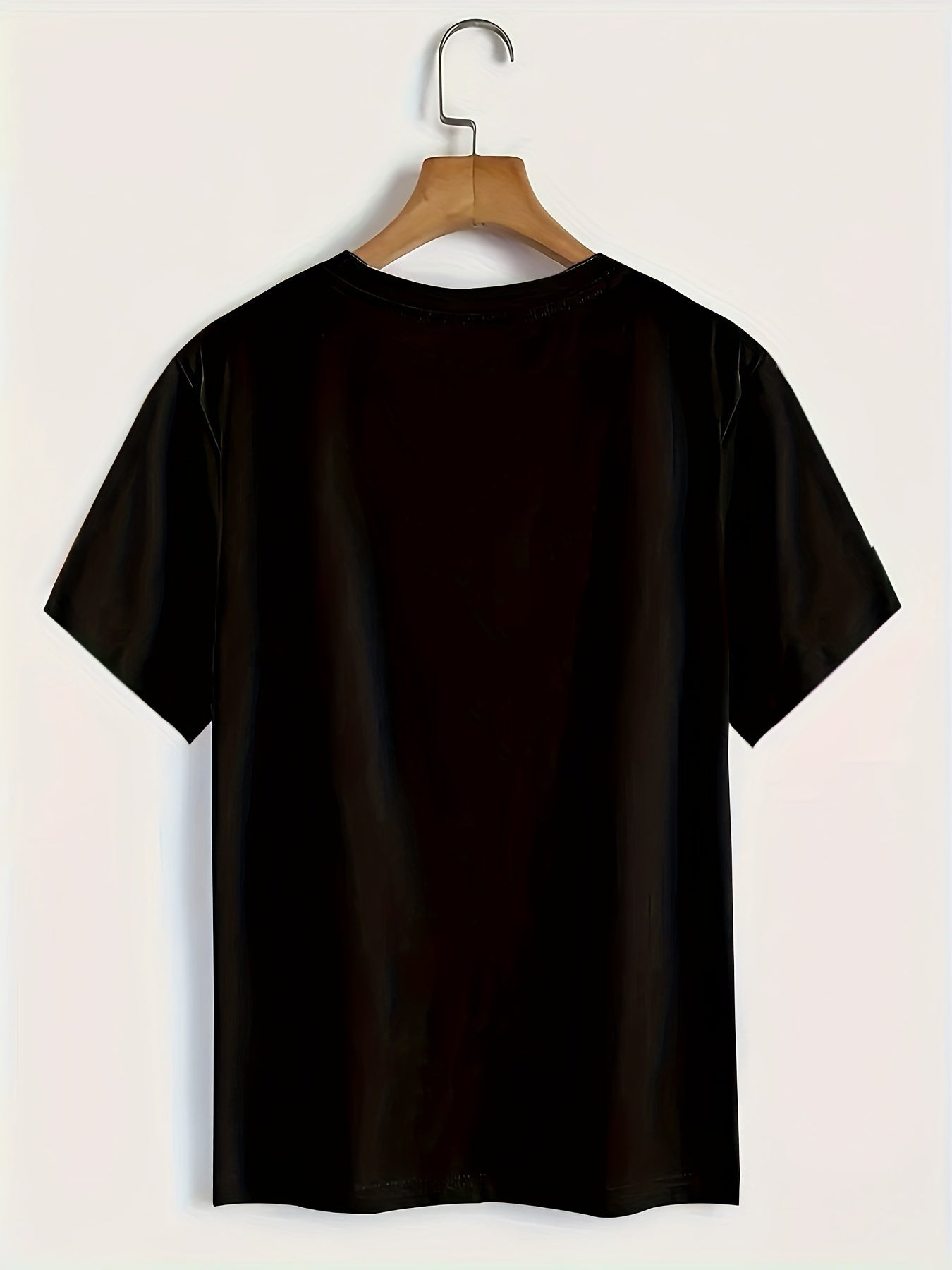 T-shirt donna Valstrend con stampa orso sul collo, maniche corte, ideale per primavera e estate, abbigliamento casual femminile