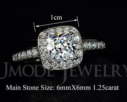 Anello con diamanti reale femminile Valstrend, edizione coreana, con pietre preziose lucide e design elegante in argento.