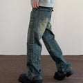 Jeans da lavoro Valstrend per uomo e donna, stile robusto e resistente, in tessuto denim con tasche e cuciture robuste.