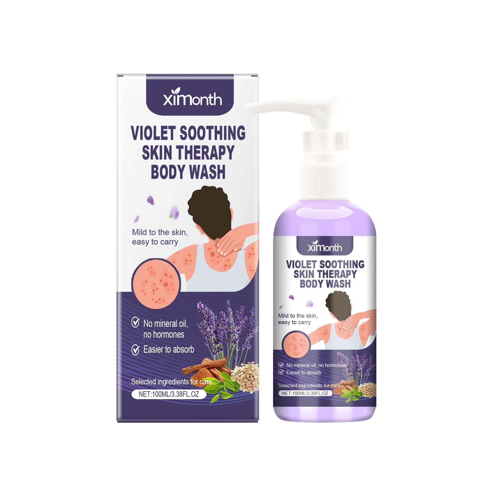 Violet Skin Shower Gel Is Gentle And Clean