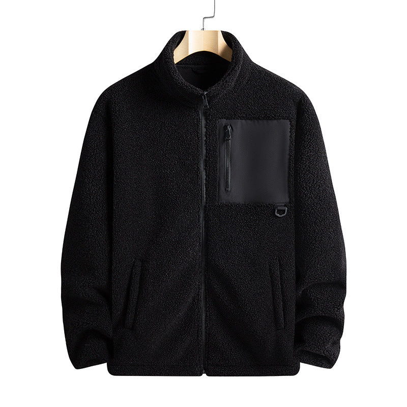 Giacca in pile polar caldo e traspirante per coppie, giacca valstrend shop, tessuto morbido e confortevole per inverno