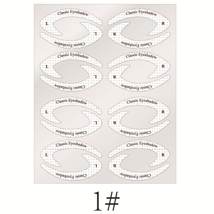Stickers per eyeliner Valstrend shop, modelli di template per il trucco occhi, adesivi colorati per delineare gli occhi.