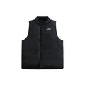 Gilet senza maniche in cotone Valstrend, con zip, colletto alto, tasche multiple e stampa a tinta unita, ideale per uomo.