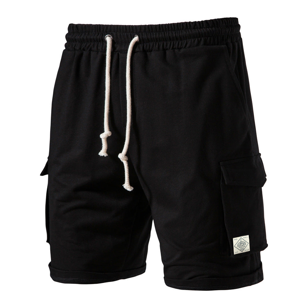 Pantaloncini sportivi casual da uomo Valstrend con cintura elastica, tessuto leggero e design comodo per il tempo libero.