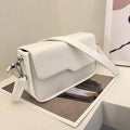 Borsa baguette Valstrend in stile coreano, semplice e elegante, con tracolla sotto il braccio, tessuto compatto e design minimalista