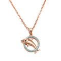 Collana romantica a forma di delfino in ottone, stile coreano, firma Valstrend, gioiello femminile semplice e alla moda.