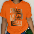 T-shirt donna con stampa lettere, maniche corte e scollo rotondo, abbigliamento casual estivo e primaverile Valstrend shop
