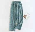 New Pure Cotton Double-layer Gauze Women's Pajama Pants