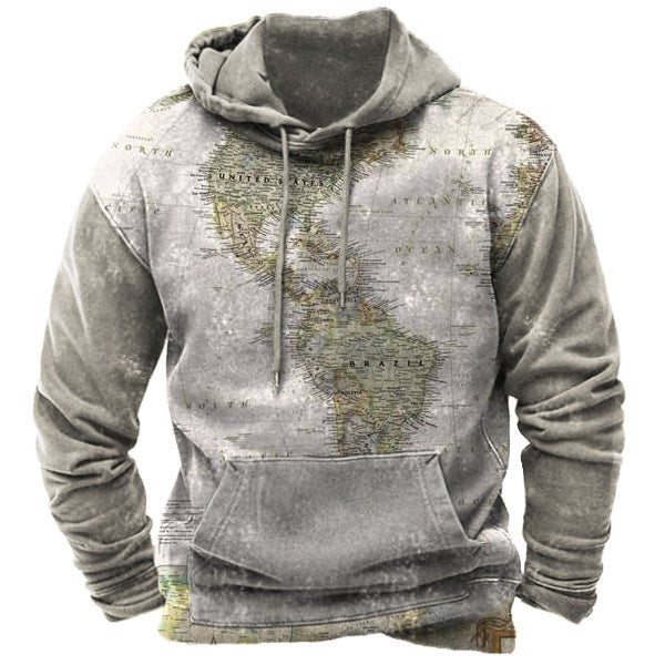Felpa sportiva street fashion Valstrend con stampa digitale, design trendy e comoda, ideale per uno stile casual e urbano.