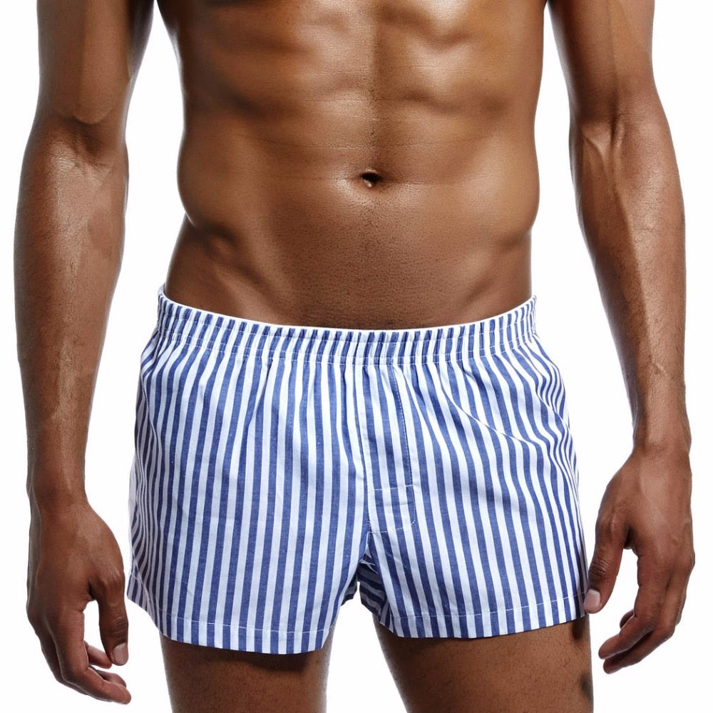 Boxer da uomo casual e larghi Valstrend, pantaloncini notturni morbidi e comodi per il sonno.