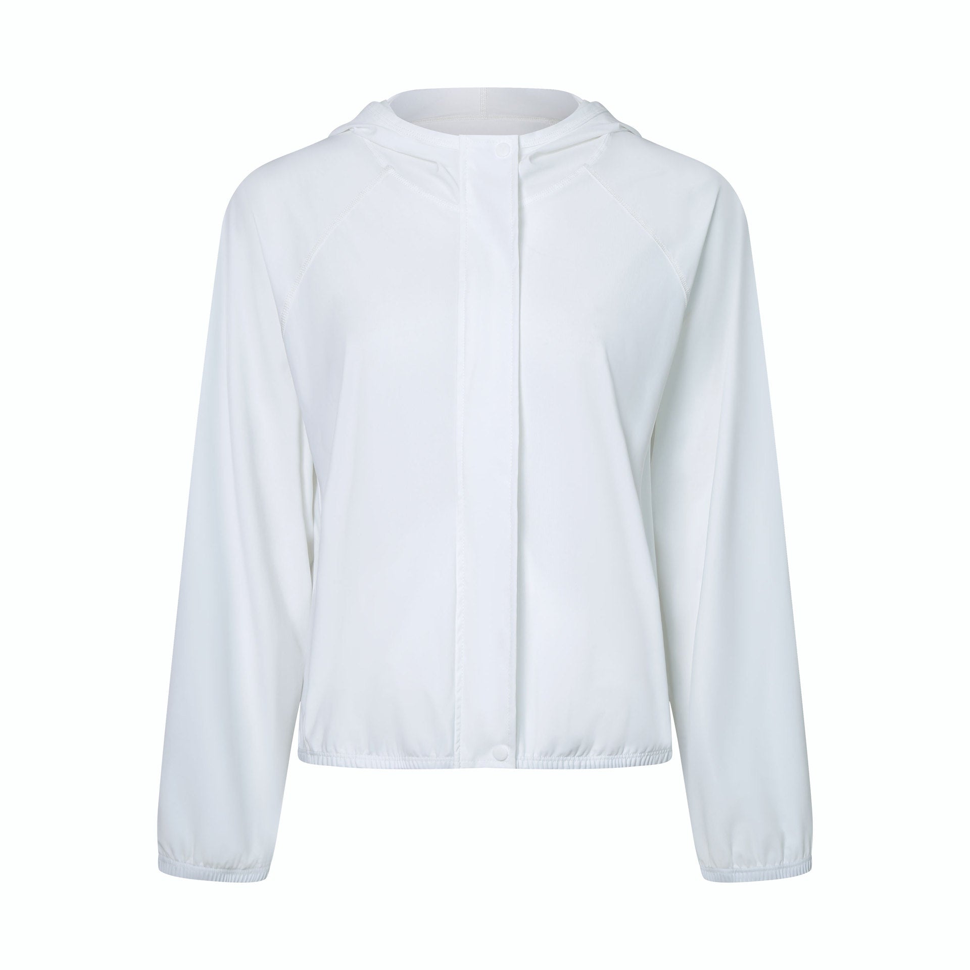 Giacca sportiva casual con cappuccio antifumo leggera per donna, tessuto sottile e traspirante, marca Valstrend shop.