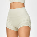 Shorts da ciclismo donna a vita alta Valstrend, con effetto sollevamento sui fianchi, tessuto elastico e design sportivo.