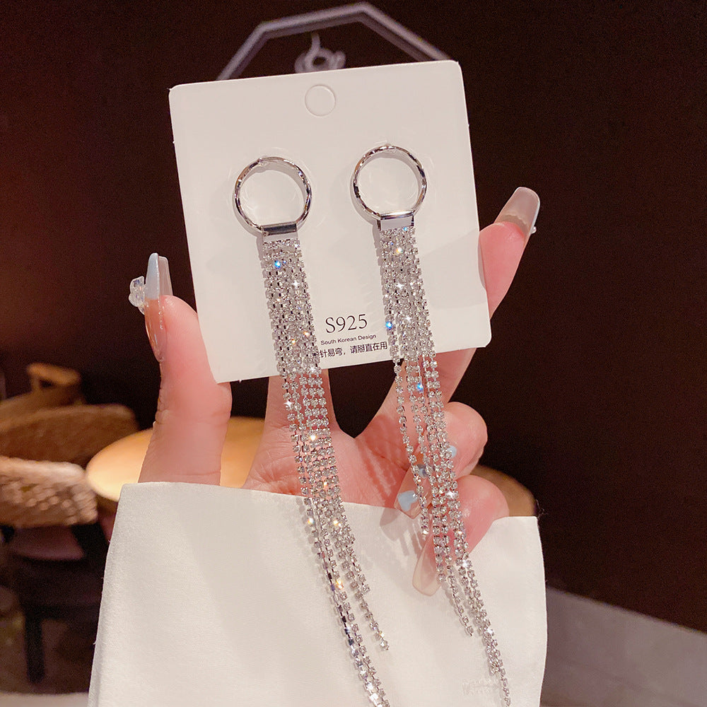 Orecchini di perle di lusso in argento sterling Valstrend, design elegante e raffinato per uno stile sofisticato.