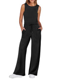 Completo donna snellente senza maniche Valstrend, vestito jumpsuit alla moda e aderente, in tessuto leggero e elegante.