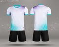 Printed Short Sleeve Children's Football Uniforms Suit Men