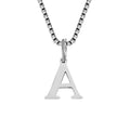 26 English Letter Necklace Titanium Steel Women's