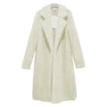 FallWinter Slim Women's Lapel Long Sleeve Solid Color Street Coat Clothing