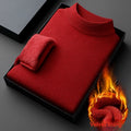 Maglione da uomo Valstrend shop con colletto a metà, lana caldo e invernale, ideale per il freddo, in tessuto morbido e confortevole