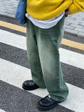 Pantaloni casual da uomo Valstrend in stile American Retro, lavati con sfumature gradient per un look originale e comodo.