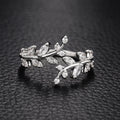 Leaf Ring Women's Stylish Adjustable Ring