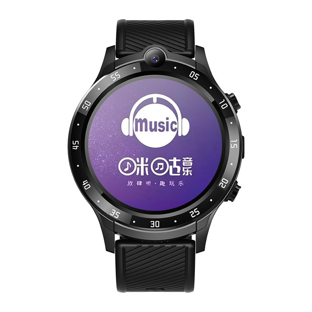 Orologio intelligente Valstrend Watch3 con chiamate Bluetooth e controllo musica, display digitale e cinturino in silicone nero.