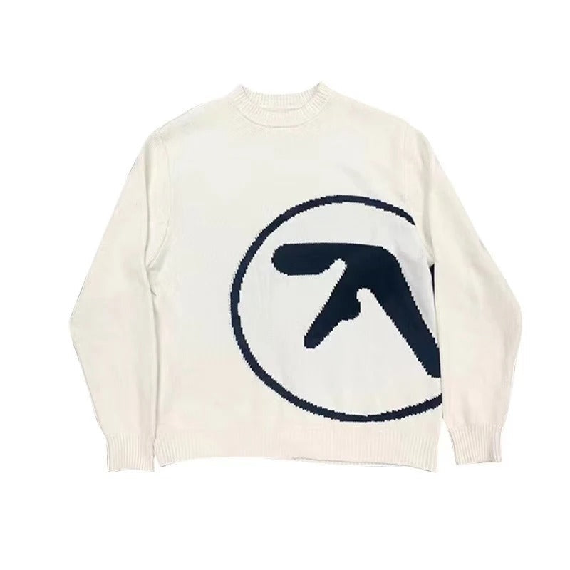 Maglione da donna a collo rotondo, largo e stampato, in maglia morbida con motivo floreale, marca Valstrend.