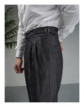Pantaloni casual slim business Valstrend, pantaloni da lavoro eleganti e comodi con taglio aderente in tessuto blu.