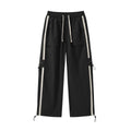 Pantaloni larghi casuali Valstrend con tasca tridimensionale cucita, stile dritto e comodo, tessuto morbido e moderno.