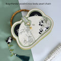 Borsa a tracolla cinese con ricamo panda, stile Han, marca Valstrend, dettagli colorati e design tradizionale cinese