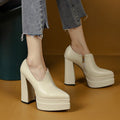 Scarpe donna con tacchi alti a punta profonda Valstrend, eleganti e sofisticate con suola sottile e design femminile.