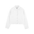 Camicia lunga slim a maniche lunghe in cotone elasticizzato color solid, marca Valstrend shop, con vita elasticizzata e stile elegante.