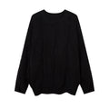 Maglione ampio Valstrend shop in tinta unita per gatto, con cuciture e stile rilassato, tessuto morbido e comodo, colore solido.