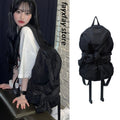 Lace-up Backpack Daily Practical Large Capacity