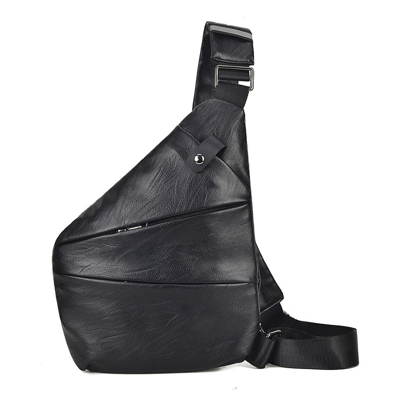 Borsa messenger uomo Valstrend, tracolla sportiva casual con scomparto antifurto e design trendy per il petto.