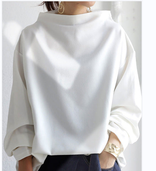 Top casual femminile Valstrend shop in tinta unita, base larga e morbida, ideale per look comodi e informali.