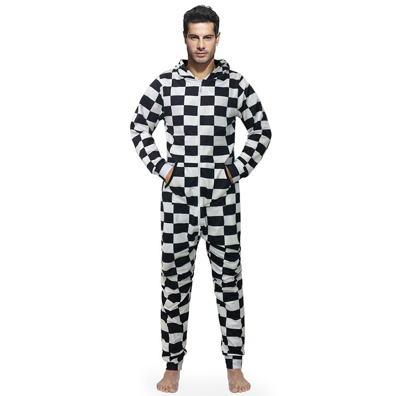 Completo jumpsuit check Valstrend shop con pattern a quadri, vestibilità moderna e dettagli eleganti per look casual e chic