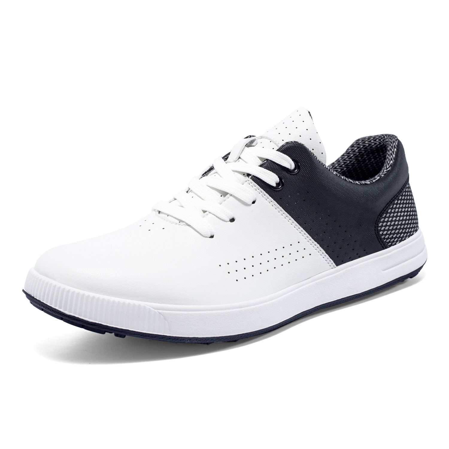 Scarpe da golf impermeabili e antiscivolo da uomo Valstrend, scarpa sportiva con suola stabile e design elegante.