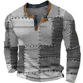Maglione da uomo Valstrend con stampa digitale moderna, dettaglio del design e tessuto morbido.