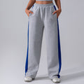 Pantaloni casual a vita alta per donna, stile europeo e americano, con top in abbigliamento esterno, marca Valstrend.