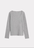 Maglietta a maniche lunghe Valstrend, tessuto morbido e a collo rotondo, ideale come base per abbigliamento, in tessuto delicato sulla pelle.