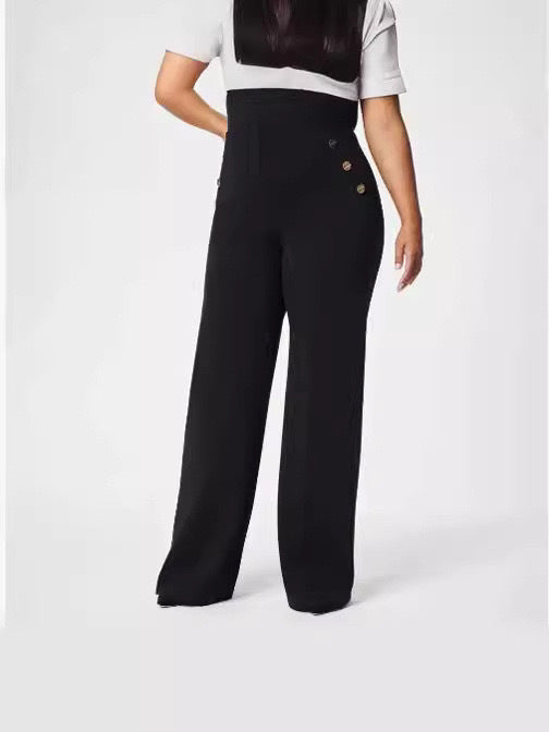Pantaloni casual da donna a gamba larga Valstrend, vestibilità comoda e stile rilassato, tessuto morbido e colori neutri.