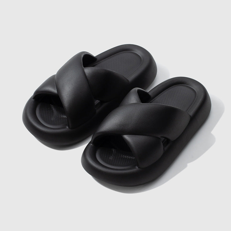 Ciabatte donna Valstrend, calde e comode, morbide pantofole da esterno in colori coordinati.