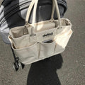 Multifunctional Baby Women's Crossbody Large Capacity Portable Canvas Bag