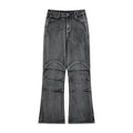 Jeans skinny da uomo Valstrend in stile retrò, lavati e consumati, pantaloni casual con vestibilità aderente.
