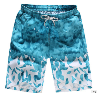 Pantaloncini da spiaggia Valstrend shop con stampa a rapido asciugamento, tessuto leggero e comodo per l'estate.