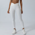 Pantaloni sportivi Valstrend V a forma di pesca, compressione per fianchi e pancia, pantaloni da corsa all'aperto e fitness.