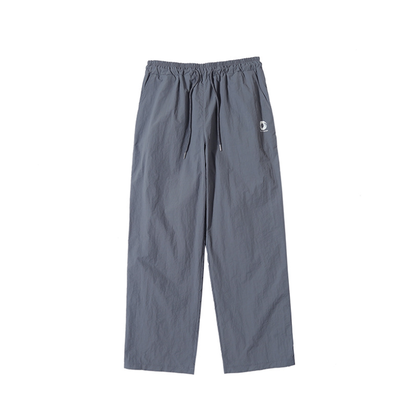 Pantaloni dritti con ricami laterali Valstrend Shop, pantaloni eleganti con dettagli ricamati lungo i lati.