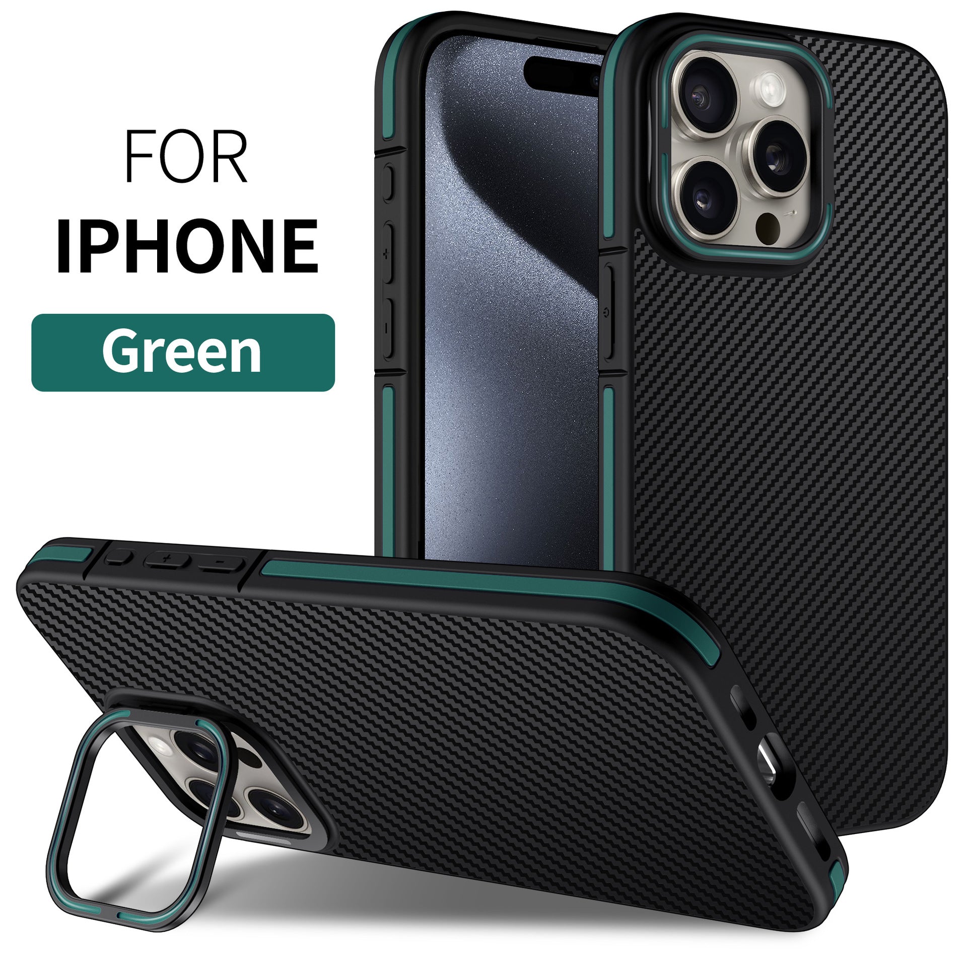 Supporto hardware IP16Promax in fibra di carbonio, protezione e rivestimento resistente, compatibile con smartphone Valstrend.