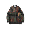 Maglione vintage stile europeo e americano Valstrend, lavorazione jacquard e maglia, dettaglio di design classico in tessuto caldo