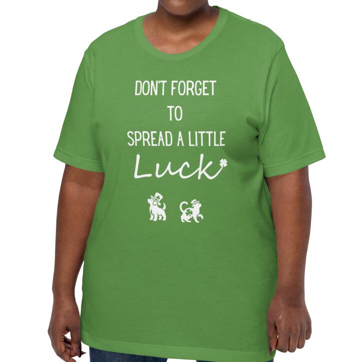 Europe And America Spread Your Luck Printed T-shirt